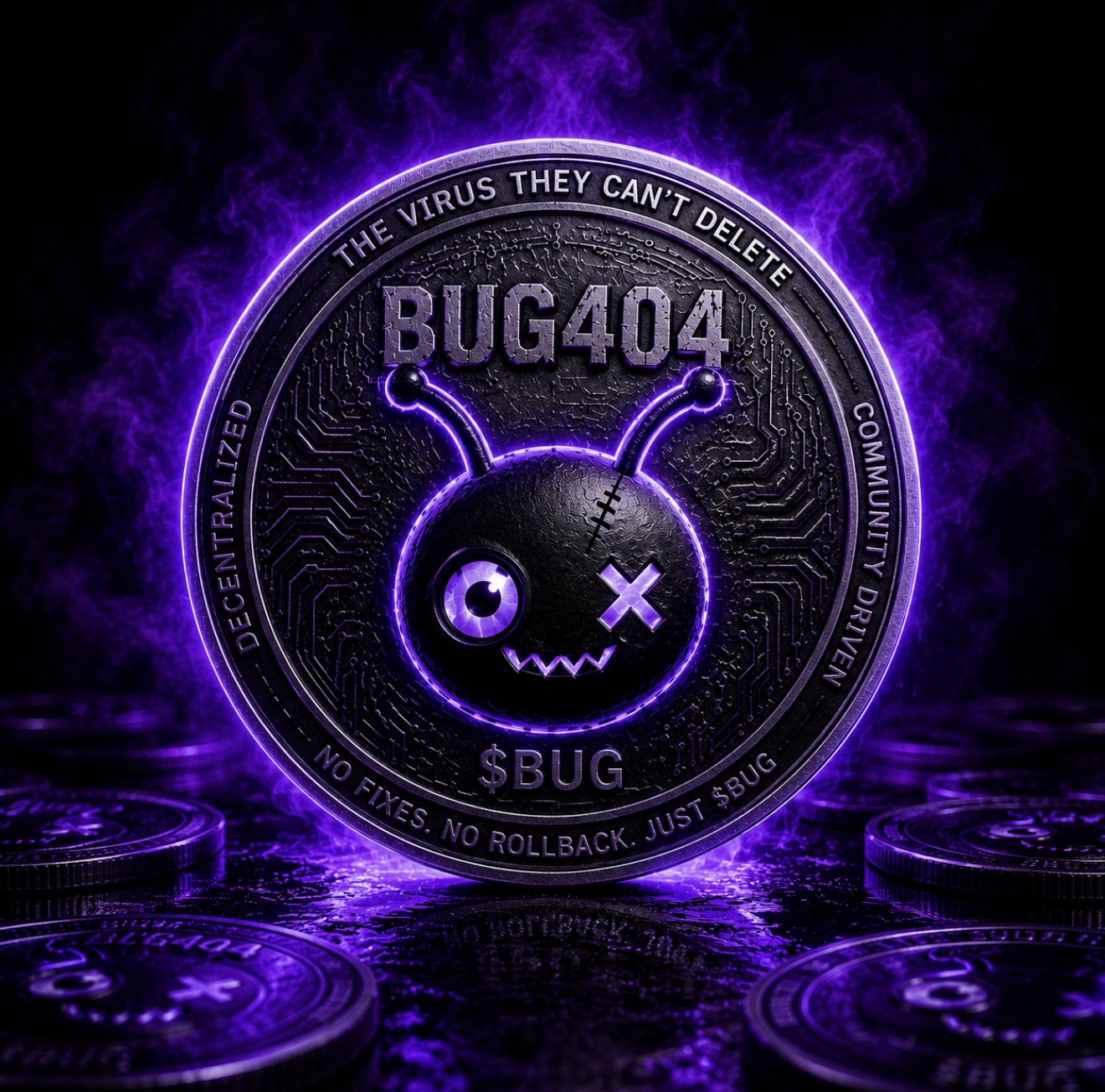 BUG404 coin artwork